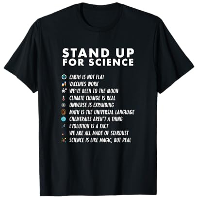 Stand Up für Science - Magic aber Real Earth Moon T Shirt T-Shirt