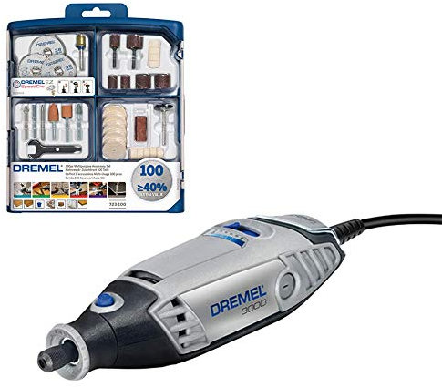 Dremel 3000-1/25 EZ - Multiherramienta + Dremel 2615S723JA - Kit de 100 accesorios variados