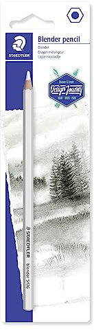 Staedtler - Crayon d'ombrage de haute qualité pour artistes, idéal pour mélanger et créer des nuances, sous blister, 5426BLBK-C