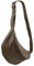 SH Leder echt Leder Damen Unisex Brusttasche für Festival Reise mittelgross Hüfttasche Crossbody Bag Frauen Ledertasche 37x21cm Fania G697 (Dunkel Taupe)