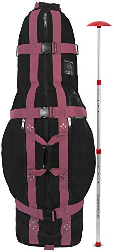 The Last Bag Large Pro Golf Travelbag - Golf Reisetasche mit Rollen incl. Stiff Arm Schlägerschutz