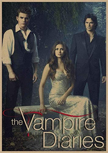 KRRFGHH Puzzles Vampire Jigsaw Puzzles Puzzle 1000 Piece Diaries Classic Retro Movie Wooden Puzzles Kids Gift Indoor Games 50X75Cm