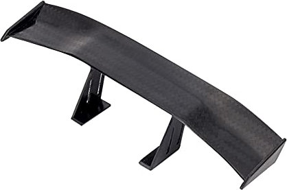 iSpchen Auto Mini Heckspoiler Wing Motor Spoiler Auto ABS Heckspoiler Flügel Dekoration Kohlefaser Schwanz ohne Perforation Schwarz