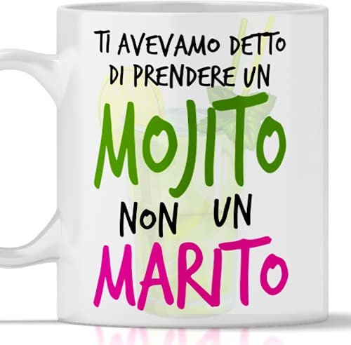 TeeDesign Tazza addio al nubilato, gadget divertente per la sposa