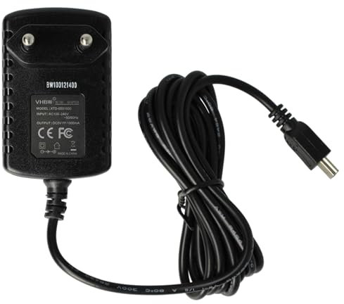 vhbw Chargeur 110-220V Compatible avec Blackberry 8300 Curve, 8310 Curve, 8700, 8700c, 8700f, 8700g, 8700v, 8707v, 8800 Smartphone, téléphone Portable
