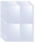 50 Pack 400 Taschen 2,5 x 3,5 Zoll Sammelkartenhüllen, Doppelseitiger Seitenschutz mit 4 Taschen,Fußball-Kartenhüllen.Ultra-transparente Spielkarte Blätter für A5 Mini 3 Ringordner