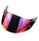 Senyu Motorradhelm Visierlinse, Motorradsonnenvisier-Windschutzscheiben-Helm-Visier-volles Gesicht Passend Mit Kompatibel Mit K5 K3SV K5S A-G-V K1 Motorradzubehör (Color : Purple Red Golden)