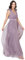 Maya Deluxe Damen Maya Deluxe Women's Maxi With Ruffle V Neck Sleeveless High Empire Waist Long Prom Guest Weddi Bridesmaid Dress, Moody Lilac, 46 EU