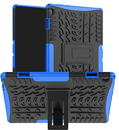 Dlahaby Custodia Cover per Lenovo Tab M10 (TB-X505L TB-X505F TB-X605L TB-X605F),Cover in PC & TPU con Supporto per Lenovo Tab M10/M10 HD 10,1 Pollici Tablet,Blu Scuro