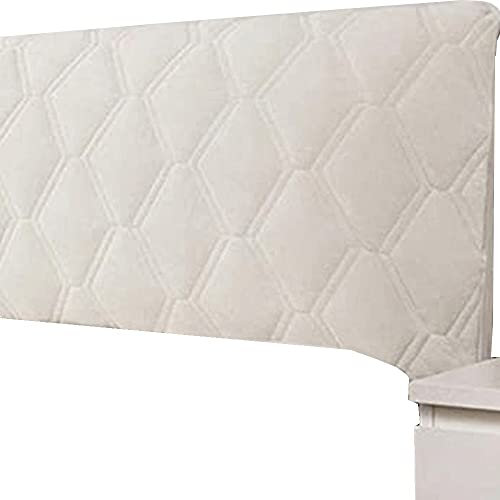XTHY Kopfteilbezug Bett 180/140 /200/160/220 Gepolstert Bettkopfteil Kopfteil Hussen Boxspringbett Bett Kopfteil Bezug Samt Beige Braun Kopfteilbezug Hussen Bett Kopf Abdeckung