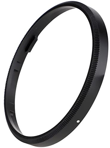 Haoge RRC-GR3XB Metall Dekoration Ringkappe für RICOH GR3X/GRIIIX Kamera ersetzt GN-2 schwarz
