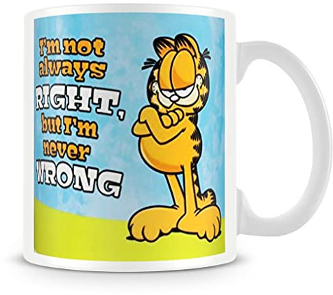 Giftme I Am Not Always Right But I Am Never Wrong Coffee Tea Mug Unique 11oz White Ceramic Mug.