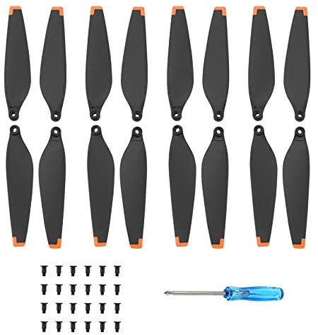 DJI Mini 3 Propeller, 16 Stück Ersatzklingen, Drohne Zubehör, Ersatzpropeller, Geringes Gewicht, Geräuscharm, Stabiles Flugdrohnenzubehör