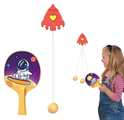 Tischtennis-Set zum Aufhängen im Innenbereich, tragbares Tischtennis-Trainer-Set | Pingpong-Übung, Indoor-Schläger, Spielspiel für Kinder