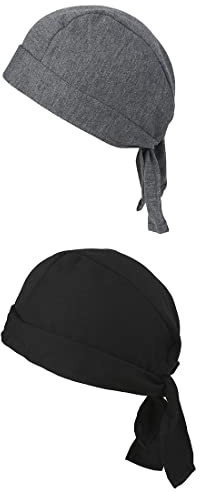 SULIUDAJI 2 Stücke Sports Bandana Cap Durag Bandana Kopftuch Fahrrad Kopfbedeckung Atmungsaktiv nimmt Schweiß auf Hat