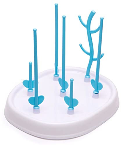XPE 1 Satz Abtropfgestell für Babyflaschen mit Abtropfschale,Trockenständer Babyflaschen,Babyflaschen Trockenständer,Baby Erstausstattung Neugeborene,Baby Zubehör,Flaschen Abtropfständer