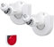 VIEWZONE Adjustable Mounting Bracket for Ring Indoor Cam and Outdoorcamera Battery, Adhesive wall Mount Base and Bracket, 2-Pack