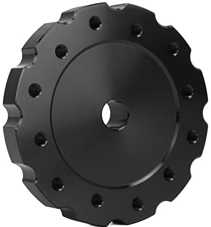 Lenkradadapter, Ersatz-Lenkradnabenadapter aus Aluminiumlegierung, Schwarz für Thrustmaster T300 T500, PCD 73 Mm Lenkrad