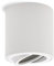 GeyouLux Aufbauspot GU10, 30° Schwenkbar Deckenspots Weiß, Φ80×84mm Aufbaustrahler mit GU10 Fassung, Aufbauleuchte aus Aluminium, Rund Aufputz 230V Downlight(Keine Lichtquelle)