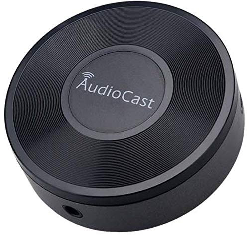 Koanhinn Audiocast DLNA Airplay Adapter Wireless WLAN Music Audio Streamer Receiver Audio Music Speaker for Streams with Multiple Rooms