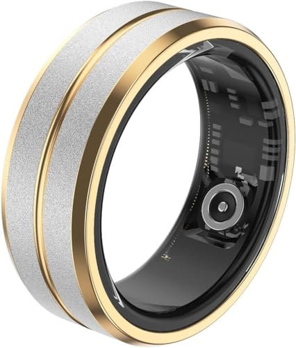 Cuifati Smart Ring Health Tracker, Schlafdatenüberwachung, Schrittzählung, Fitnessring mit APP, Kamerasteuerung, Selfie-Auslöser, Wasserdichter Gesundheitsring für Android IOS, (8)