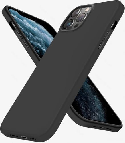 Eiselen Hülle für iPhone 11 Pro, Schwarz Ultra Dünn Soft Silikon TPU Schutzhülle, Kratzfest, rutschfest & Stoßsicher Handyhülle