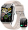 Smartwatch Uomo Donna, 1.85 HD Orologio Bluetooth Effettua/Risposta Chiamate, 110+ Sportive Smart Watch Cardiofrequenzimetro/Contapassi/SpO2/Sonno, Impermeabile IP68 Fitness Tracker per Android iOS