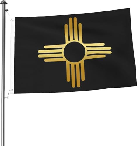 New Mexico Zia Flagge 2x3 FT Helle Flaggen