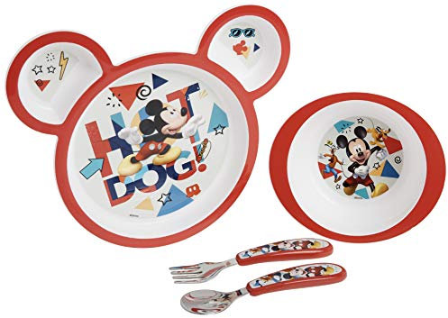 The First Years Disney Baby Mickey Mouse 4-Piece Feeding Set by The First Years