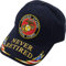 USMC Mütze USMC USA Marine Never Retired Schwarz