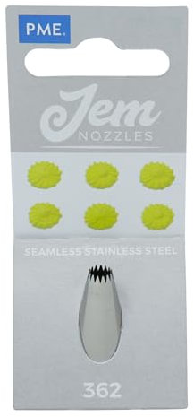 Pme Bocchetta Decorativa, Acciaio Inossidabile, Argento, 2 x 2 x 3,5 cm