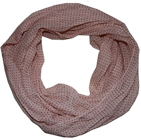 ACC Punkte Seidenschal Seide Loop Schal (Punkte rosee)