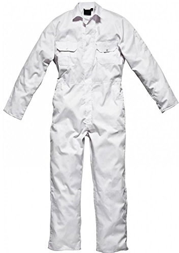 Army And Workwear Herren Arbeitsoverall, Weiß