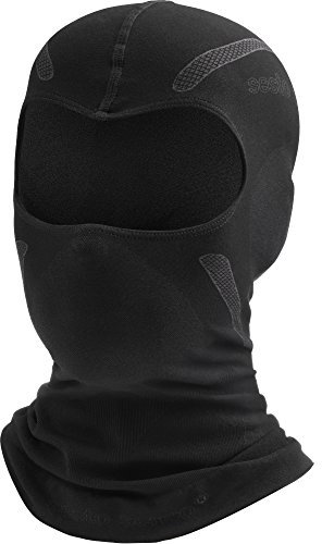 sesto senso Thermo Active Sturmhaube (Large/X-Large) - Herren - Schwarz - Sport - Hut - Winddicht, Atmungsaktiv, Feuchtigkeitsableitend