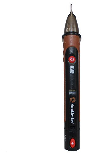 Southwire Tools & Equipment 40136N NCV Pen Type Detector with Flashlight, 48-600V AC Pro