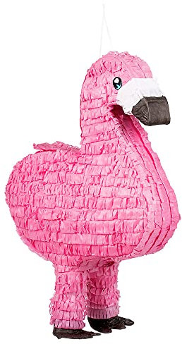 Boland 30921 - Pinata Flamingo, 55 x 39 cm, Schlag Pinata, Vogel ohne Befüllung, Deko, Geburtstag, Motto, Party Spiel, Kinder, Spaß