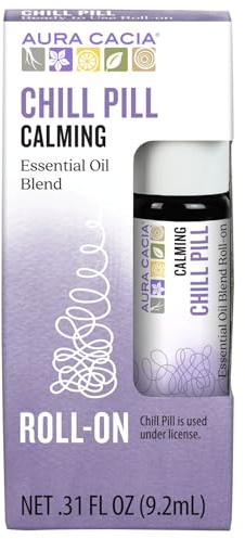 Aura Cacia, Chill Pill,Roll On,Oil .31 Fz Cs 4