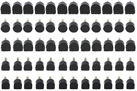 Regun Absatz Reparatur Set für Schuhe, Schuh-Bolzen, 5 verschiedenen Größen Absatz Schuh Reparatur Tipps Taps Dowel Lift Replacement, Runde Form und U-Form(60pcs / Pack)