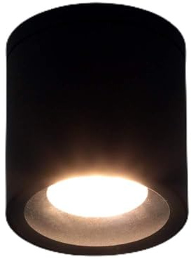 Kwazar Luminaire LED Deckenleuchte Außenbereich ORA Aufbauspot 230V GU10 IP44 Außenleuchte Schwarz