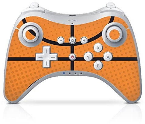 Skin kompatibel mit Nintendo Wii U Pro Controller Folie Sticker Basketball Ball Sport