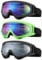 SixYard Ski Goggles, Motorcycle Goggles, 3 Pack Snowboard Snow Goggles for Men Women Adult Youth (Style 1)