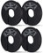 PlateMate 1.25 Lb each R-3 Micro Loading Weight Plates Use with Metal, Rubber, Vinyl or Urethane Dumbbells (Two Pair)