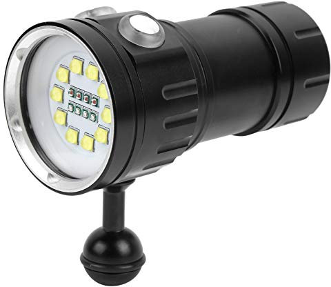 Alvinlite Lámpara submarina de iluminación submarina, Linterna de Buceo LED, Luces de Buceo para espeleología Nocturna, exploración de Pesca
