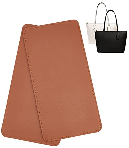 PandaHall PU Leder Base Shaper Seinna Farbe 2 Stück Rechteckige Geldbörse Bodenform Saver 15x30cm Beutel Liner Board Einsatz Für Rucksack Tragetasche Leder Hangdbag Kosmetik Reisetasche