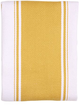 Dexam Love Colour Tea Towels, 70cm x 45cm, Ochre