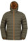 Mountain Warehouse Seasons Men's Jacket - lined, lightweight, water-resistant rain Jacket, microfibre filling - ideal for winter, Dark khaki, XL