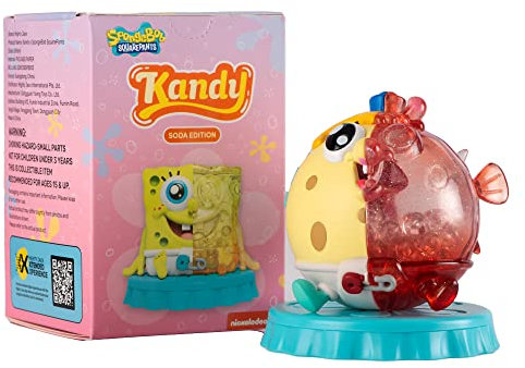 Mighty Jaxx Sammelfigur Spongebob Schwammkopf (Softdrink-Edition), Spielzeug-Sammelfiguren in Blindbox, eine Packung, enthält eine zufällige Figur