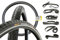 BISOMO Fahrrad Reifen Continental Ride Tour Schwarz Reflex Schlauch MTB Tour 26 Zoll 28 Zoll Dunlop, Auto, Sclaverand Ventil, E-Bike, Continental Fahrrad:Reifen Ride Tour 1.60 x 28 Zoll - 42-622