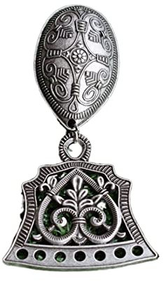 PIANPIAN CAREG 10pcs Broche Tortue Baltique Viking 10ème Siècle Ensemble avec Hangars Durable