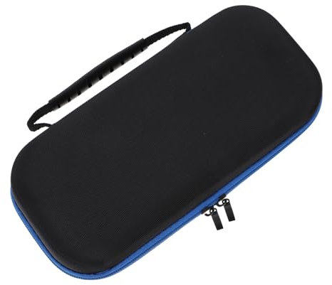 Yardwe Game Console Storage Bag Case Bag Carrying Box Travel Box Storage Case Blue Zipper Sturdy Material